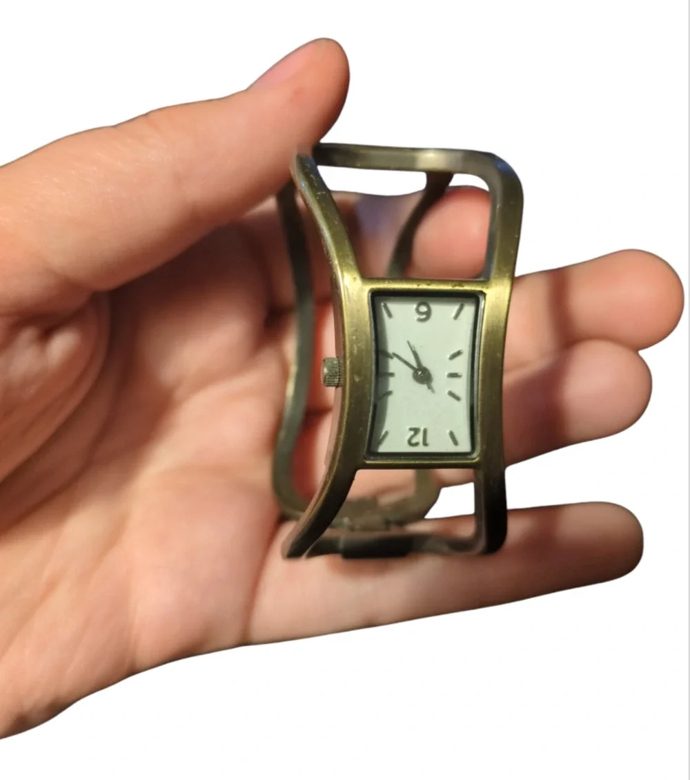 Lot of 5 Metal Cuff Watches